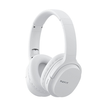 Casti wireless HAVIT I62, Bluetooth 5.3, pliabile 90°, Over-Ear, Alb - Img 1