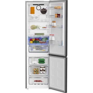 Combina frigorifica Beko B5RCNA405ZXBR, 355 l, No Frost, HarvestFresh, BioCycle, Everfresh+, AeroFlow, Clasa D, H 203.5 cm, Dark Inox - Img 8