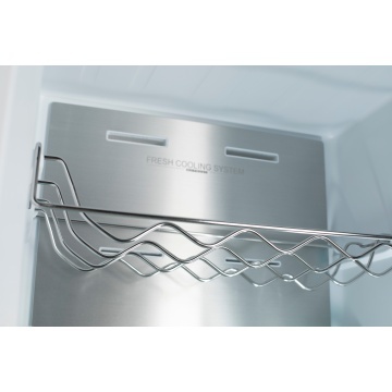 Combina frigorifica VIVAX CF-3781DNF BG, Capacitate 378L, Clasa E, Total No Frost si No Frost Multi Air Flow, Termostat digital LED, Iluminare LED, Fast Freeze, Avertizare sonora, Uși reversibile, Înalțime 201 cm, Sticla Neagra - Img 7
