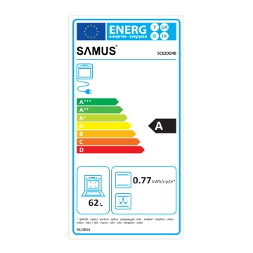Cuptor incorporabil Samus SC620G4B - Img 7