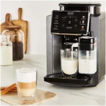 Espressor automat Krups Sensation Milk EA912HF0, 1450 W, 1.7 l, Negru - Img 6