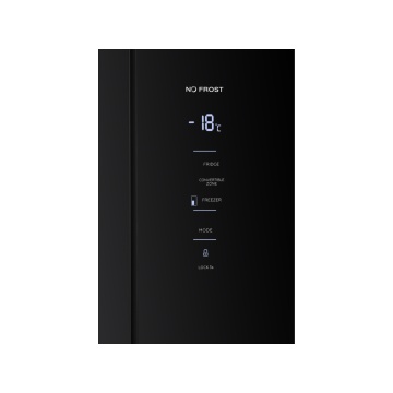 Frigider side-by-side Tesla RM4700FHBE, 466L, E,No Frost, Inverter, Zona convertibila,Sticla negru - Img 10