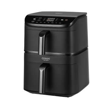 Friteuza cu aer cald COSORI Turbo Tower de 10.8 litri, 2630 W, 7 programe presetate, 30° - 230°C, Tehnologie DC motor, Negru - Img 5