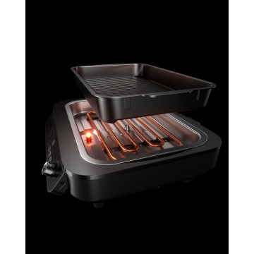 Gratar electric Mova IG20 Pro, 6.5l. 1750W, Negru - Img 17