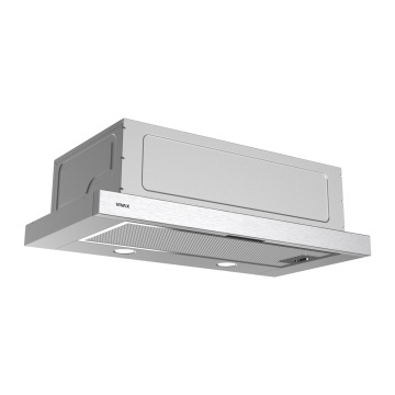 Hota telescopică Vivax CHO‑60PT100T X, 59,5 cm, 100 W, 2 trepte, filtru aluminiu lavabil, iluminare LED, Inox - Img 5