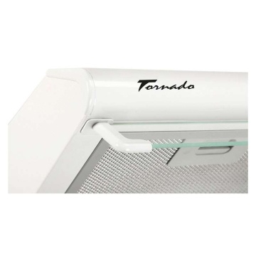 Hota traditionala Tornado Bona 10 (50) LED, 1 motor, latime 50 cm, absorbtie 380 m3/ora, filtru anti-grasimi aluminiu 5 straturi, Alb - Img 2