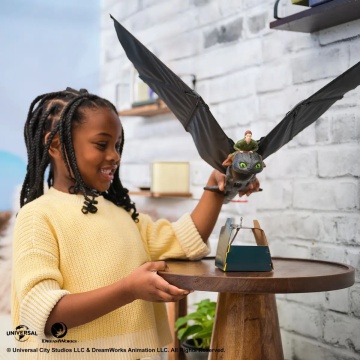 How to Train Your Dragon – Dragon zburător teleghidat bazat pe filmul "How To Train Your Dragon 2025", Negru, 4 ani+ - Img 9