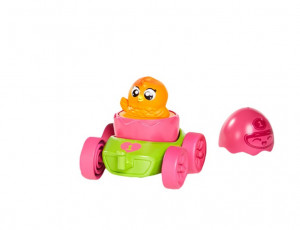 Jucarie interactiva pentru bebelusi Tomy Toomies - Ou de curse, Roz-Verde - Img 3