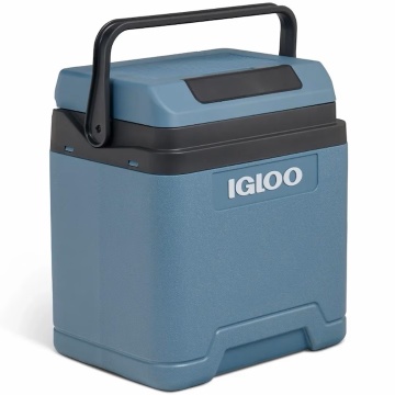 Ladă frigorifică electrică Igloo IE24, 24L, 12V/220V, răcire până la -20°C față de ambient, ventilator dublu, mod Eco, albastru - Img 7