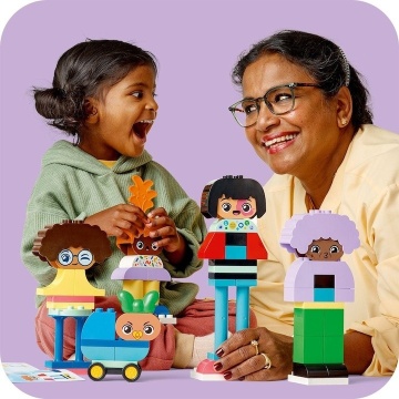 LEGO® DUPLO® - Oameni construibili cu emotii mari 10423, 71 piese, 3 ani+ - Img 9