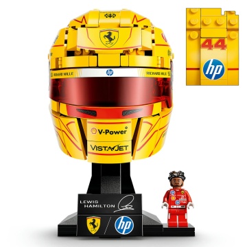 LEGO® Editions - Casca lui Lewis Hamilton Scuderia Ferrari HP 43022, 1884 piese - Img 5
