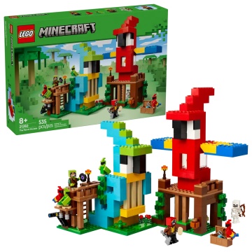 LEGO® Minecraft – The Parrot Houses 21282, 535 Piese, 8 ani+ - Img 3
