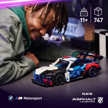 LEGO® Technic - Masina de curse BMW M4 GT3 EVO 42226, 747 piese - Img 3
