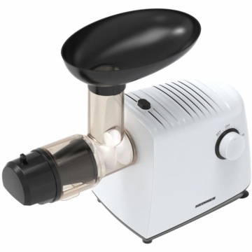Masina de pasat rosii/fructe moi Heinner PureTomato HTG-LK13WH, 1340 W, Capacitate tocare 34 Kg/h, Buton pornire on/off, Functie reverse, Alb
