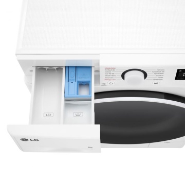 Masina de Spalat Rufe Frontala Slim LG F2WR508SBW, Steam, 8 kg, 1200rpm, Clasa A, Alb - Img 6