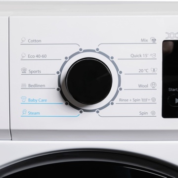Masina de spalat rufe VIVAX WFL-140912CI, 9kg, 1400 RPM, BLDC Motor Inverter, Clasa A, Steam Hygiene, Children's sensitive laundry, Eco, Display digital, Control electronic, Stain Magic, Quick Wash, Delay Start, 16 Programe, Alb - Img 2