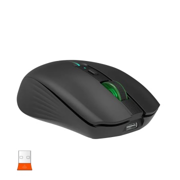 Mouse office wireless Meetion BTM002, Negru - Img 6