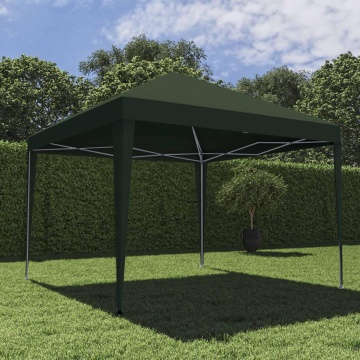 Pavilion gradina, otel/poliester, 295 x 295 cm, H 255 cm, verde - Img 2