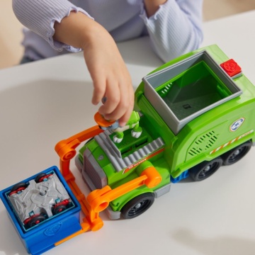 PAW Patrol, Camionul de Reciclare Crush N’ Roll cu Rocky, Multicolor, 3 ani + - Img 7