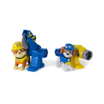 PAW Patrol Rubble & Wheeler, Set 2 Figurine Power Tool Pups, Multicolor, 3 ani+ - Img 5