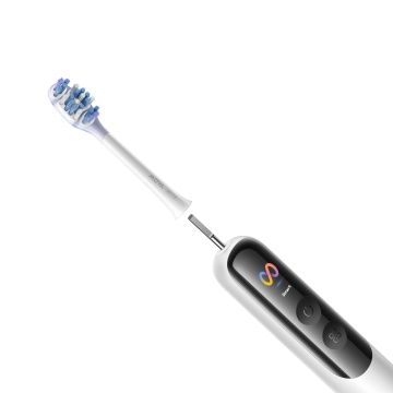 Periuta de dinti electrica si Scanner pentru detectarea placii Mova Fresh20 Vision, 22.800 vibratii/min, Alb - Img 12