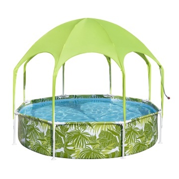 Piscina tubulara cu parasolar, 244 x 51cm