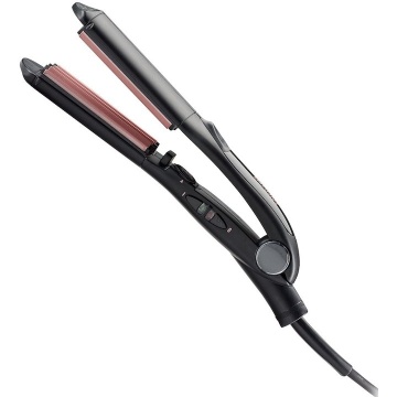 Placa pentru creponat parul BaByliss 2165CE, 210 °C, Turmalina-Ceramica, Negru - Img 2