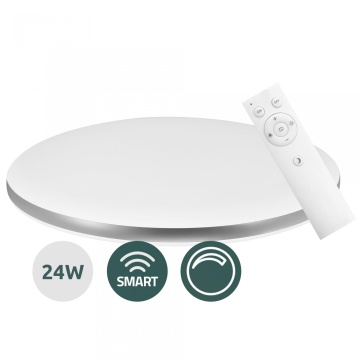 Plafoniera LED Smart cu tlc Samus OSRD-WIFI-24W-2700-6500K-RC-DIMMABLE, 39.5 cm, 1650 lm