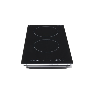 Plita incorporabila domino VIVAX BH-02MIN, Inductie, Doua zone de gatit, Boost, Control touch, Timer, 3500 W, Timer digital, Protectie copii, Indicator caldura reziduala, Sticla securizata, 30 cm, Negru - Img 4