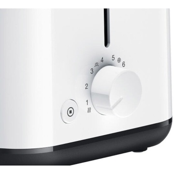 Prajitor de paine, Braun, Plastic, HT1010WH, 2 felii, 900W, Alb - Img 3