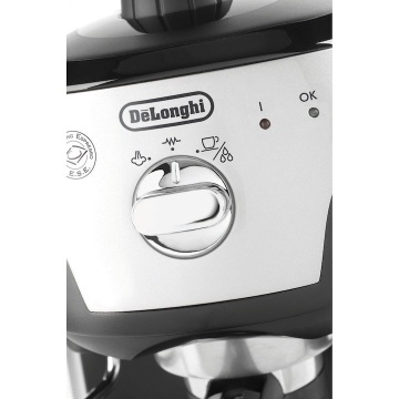 (Resigilat) Espressor manual De'Longhi EC221.B, 15 Bar, 1 l, dispozitiv spumare, sistem cappuccino, oprire automata, negru/ gri - Img 5