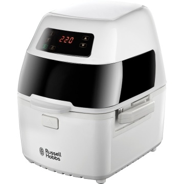 (Resigilat) Friteuza Russell Hobbs CycloFry Plus 22101-56, 1300W, 220°C, accesorii incluse, control digital, 1kg, Alb