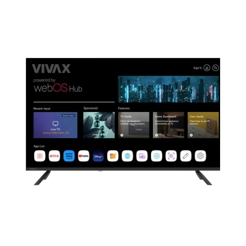 (Resigilat)Televizor Smart VIVAX LED 40LE110WO, Diagonală 100 cm, Smart, Full HD, Clasa E, Bluetooth, WiFi, CI+ (Model 2025), Negru