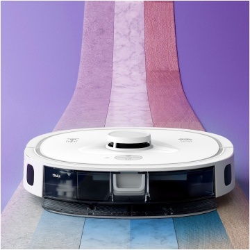Robot de aspirare Heinner HI-Robo HRVC-M33WH, WI-FI, aspirator si mop, 14.4V/ 3350 mAh, putere aspirare 2000Pa, motor BLDC, navigatie LDS, autonomie 180 min, recipient praf: 600 ml, rezervor apa 250 ml, alb - Img 6