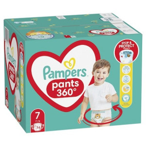 Scutece-chilotel Pampers Pants Mega Box, Marimea 7, 17+ kg, 74 buc - Img 3
