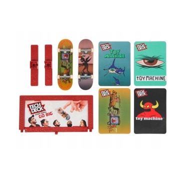 Set 2 mini placi skateboard cu obstacol, Tech Deck, Model 2 - Img 4