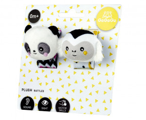 Set 2 zornaitori GaGaGu - Maimutica si ursulet panda - Img 3