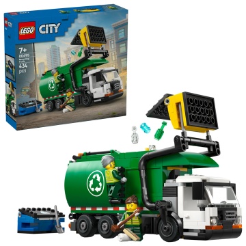 Set de construcție LEGO City 60495 Camion de reciclare