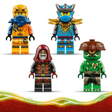 Set de construcție LEGO Ninjago 71855 Batalia dragonului ninja Riyu - Img 5