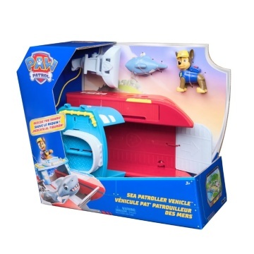 Set de joacă Paw Patrol Spin Master - Sea Patroller cu figurină Chase 3 ani+