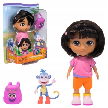 Set Figurine Dora și Boots cu Accesorii de Călătorie, Nickelodeon, 30x10cm, Multicolor, pentru 3 ani - Img 5