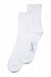 Set Overall 4 perechi de sosete Medical cu Lycra, pentru diabetici, barbati - Alb - Img 2