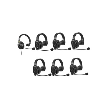 Solutie intercom completa Saramonic WiTalk WT7S7xbat, 7 pers, Full-Duplex 1.9GHz, single-ear - Img 2