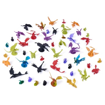 Spin Master -Set de joaca How to train your dragon - Incercarea flacarii, Arena Dragonilor 50 de figurine - Img 2