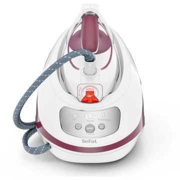 Statie de calcat Tefal Express Protect SV9201E0, 2800W, talpa Durilium Airglide, 7.5 bari, jet de abur 530 g/min, rezervor apa 1.8L, colector anticalcar, alb/mov - Img 3