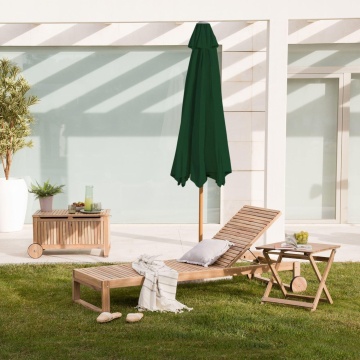 Umbrela terasa, aluminiu/poliester, 300 x 194 cm, H 255 cm, verde - Img 5
