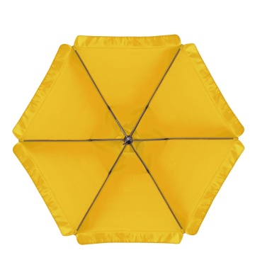 Umbrela terasa, aluminiu/poliester, Ø 296 cm, H 247 cm, galbena - Img 2