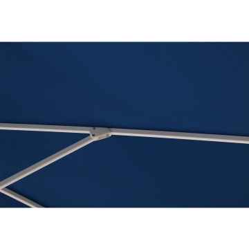 Umbrela terasa, aluminiu/poliester, Ø 394 cm, H 285 cm, albastru - Img 10