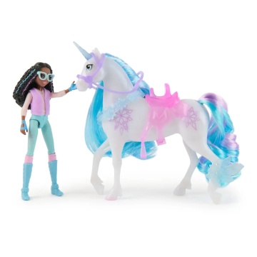 Unicorn Academy - Set de joacă Layla & Glacier Puterea prieteniei, Multicolor, 4 ani+ - Img 4