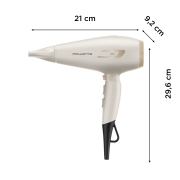 Uscator de par Rowenta CV7243F0, 3 trepte temperatura, 2 viteze, 2200 W, Alb - Img 6